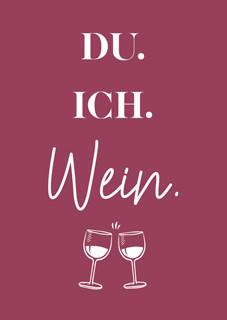 Postkarte Visual Statements - Weiß/Dunkelrot, Basics, Papier (10,5/14,8cm) - VS Visual Statements