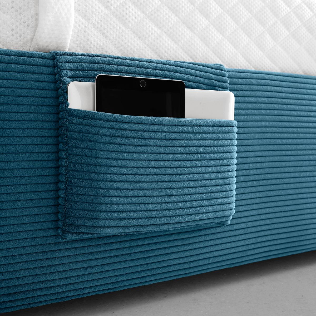 Bett Remi Pastelblau ca. 90x200cm - Chromfarben/Pastellblau, KONVENTIONELL, Holz/Kunststoff (90/200cm) - Mömax