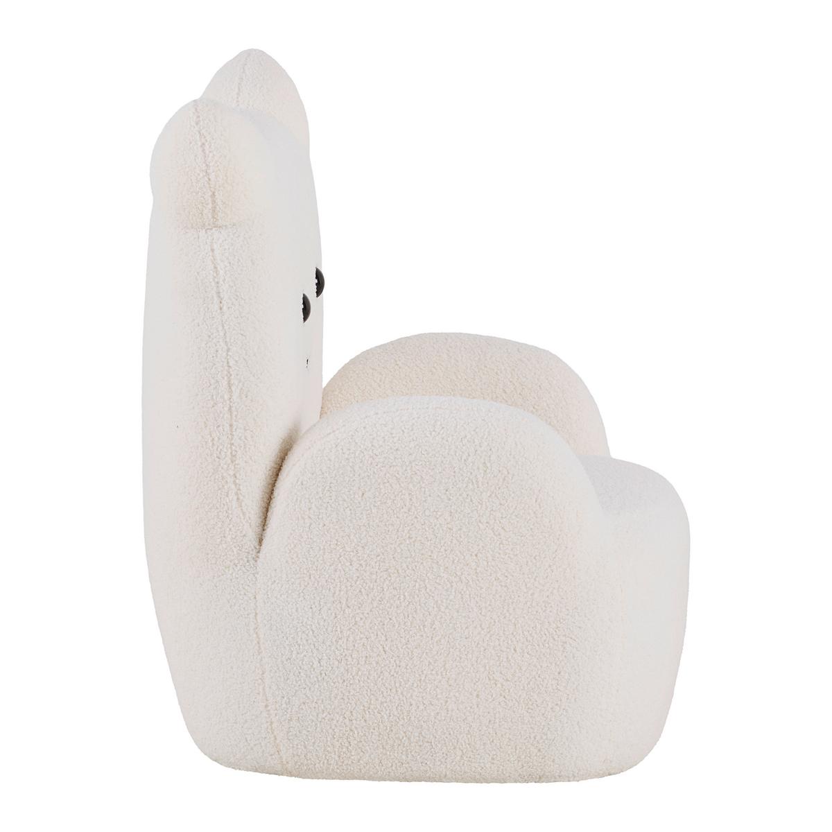 Fotelja Kitti -Trend- - bijela, Romantično / ladanjski, drvo/tekstil (59/72/58cm) - Premium Living