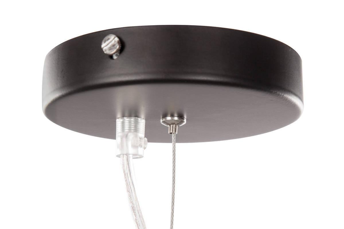 Hängeleuchte Hängelampe Calai I 410 - Schwarz/Grau, Trend, Glas/Metall (25/150/25cm) - Kayoom
