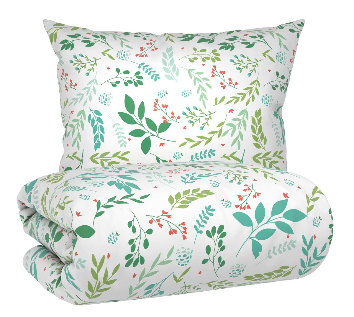 Bettwäsche Herbs Grün ca. 140x200cm - Grün, Textil (140/200cm) - Mömax