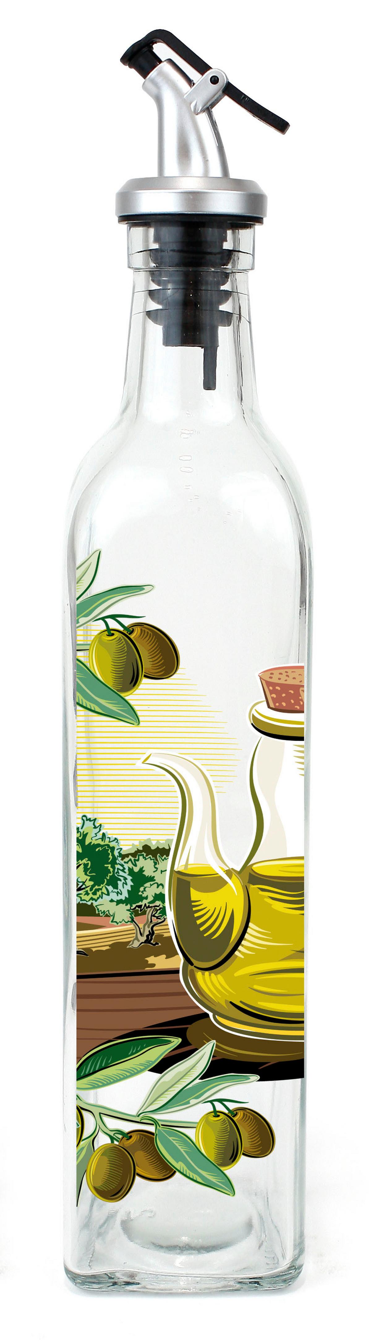 Sticlă pentru ulei Oliva I, cca. 250 ml - Basics (4,8/24,5cm)