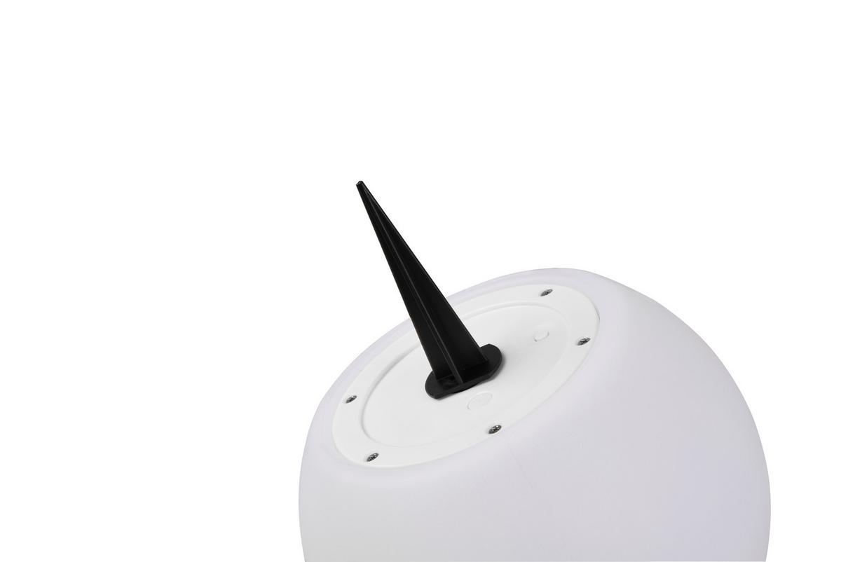 LAMPA SOLARNA BALL - biały, Trend, tworzywo sztuczne (20cm) - Ambia Garden