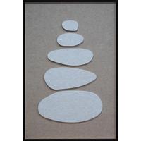 Bild Sca-Feltro-Acustico-009-B- - Beige/Schwarz, Basics, Holz/Kunststoff (80/120/10cm) - Wandkraft