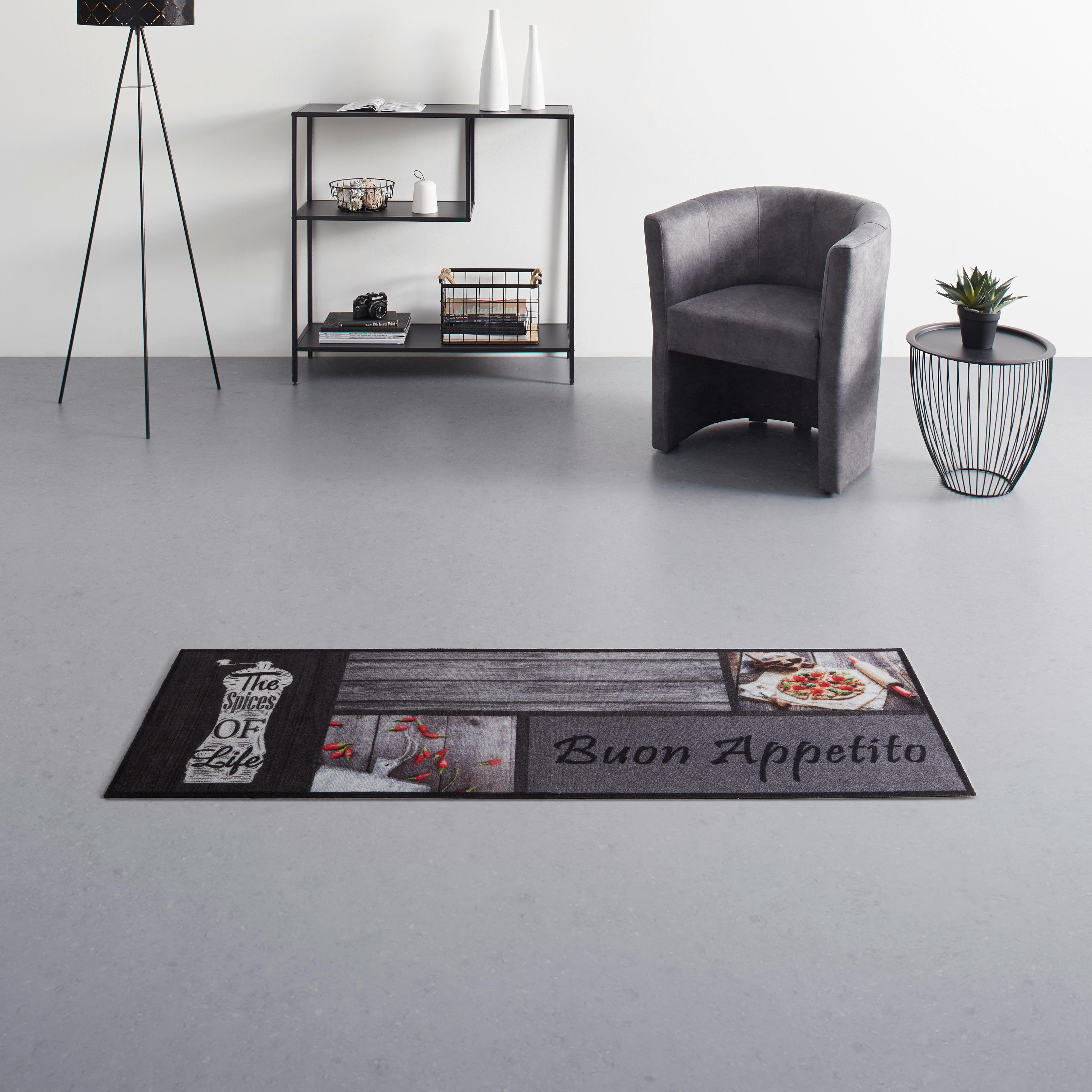 Tekač Cook&wash Buon Appetito Grey - siva, Moderno, umetna masa (50/150cm) - Modern Living