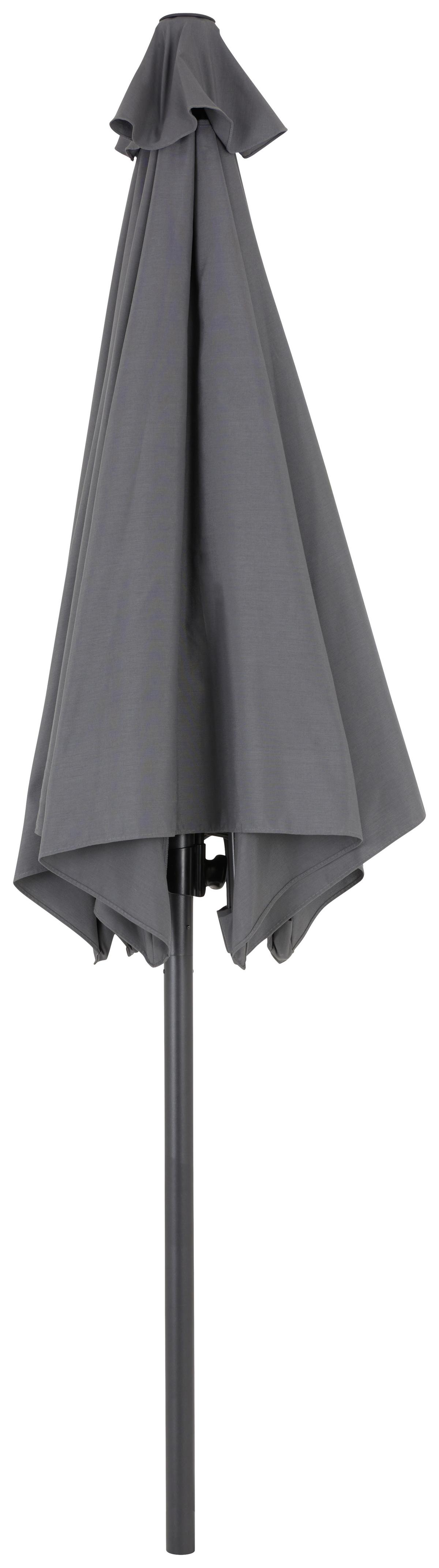 Sonnenschirm Adorno Anthrazit - Anthrazit, Modern, Textil/Metall (300/243/300cm) - Mömax
