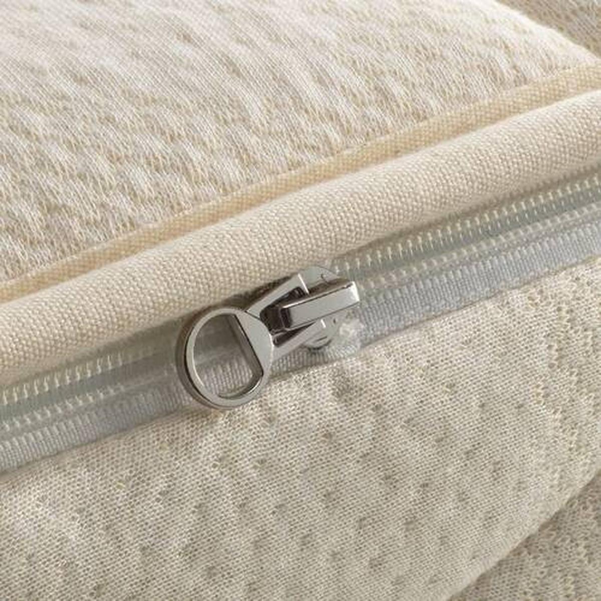 Latexmatratze Waldgrün L700 ca. 160x200 cm Weiß - Weiß, Basics, Textil (160/200cm) - Linea Natura