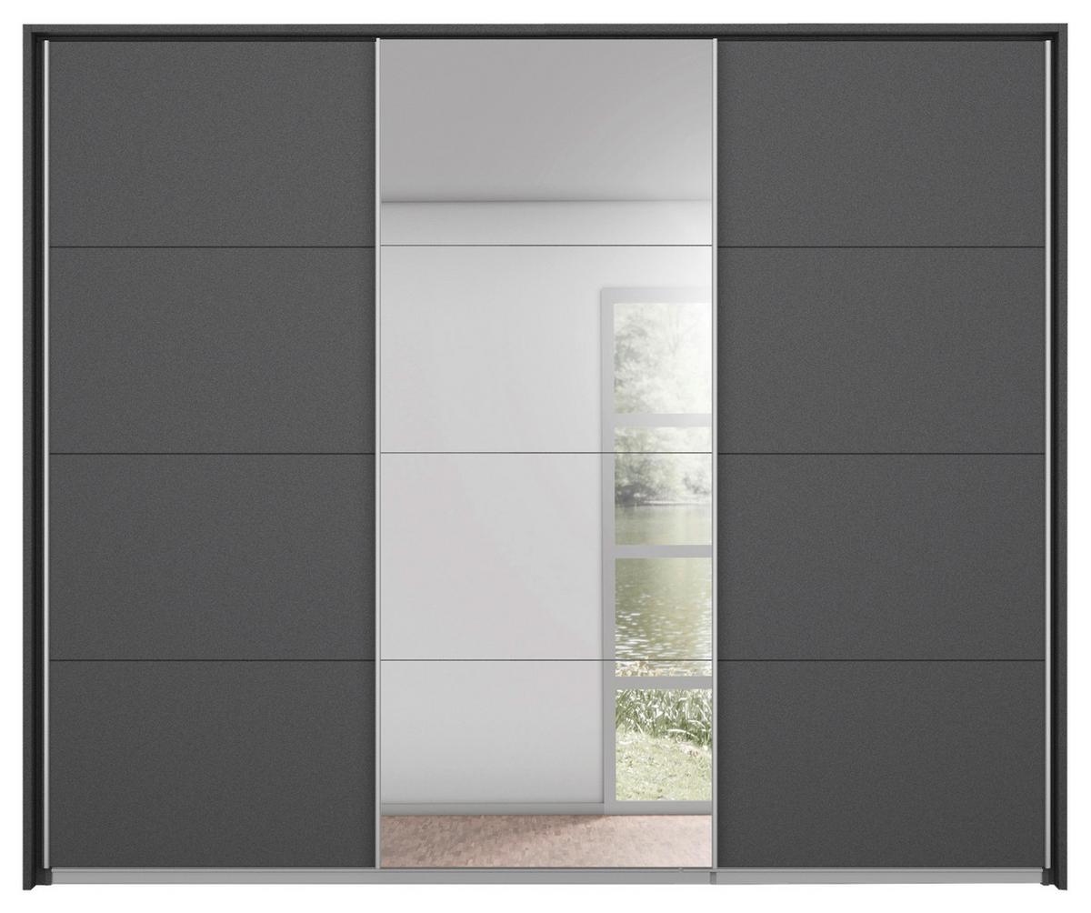 Dulap cu uși culisante MIAMI - gri, Modern, material pe bază de lemn (271/210/62cm)