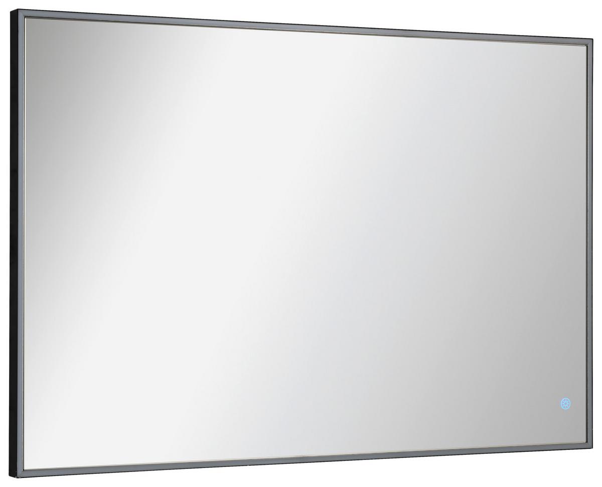 Wandspiegel "New York", Schwarz, BxH: 100x68 cm - Schwarz, MODERN, Glas (100/68/3,5cm) - MID.YOU