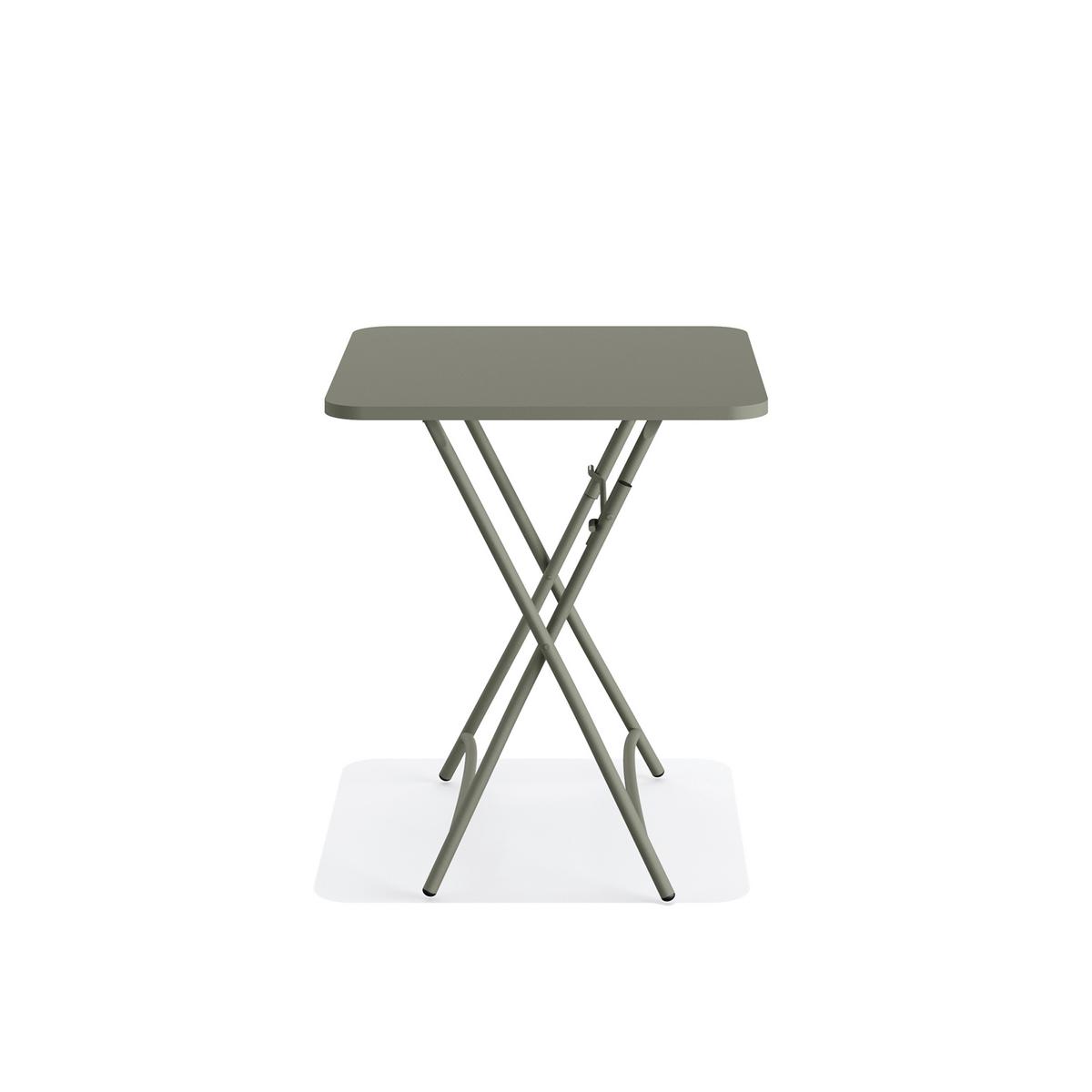 Klapptisch BREEZE in Grün ca. 6074x60 cm - Grün, LIFESTYLE, Metall (60/74/60cm) - Gardenson
