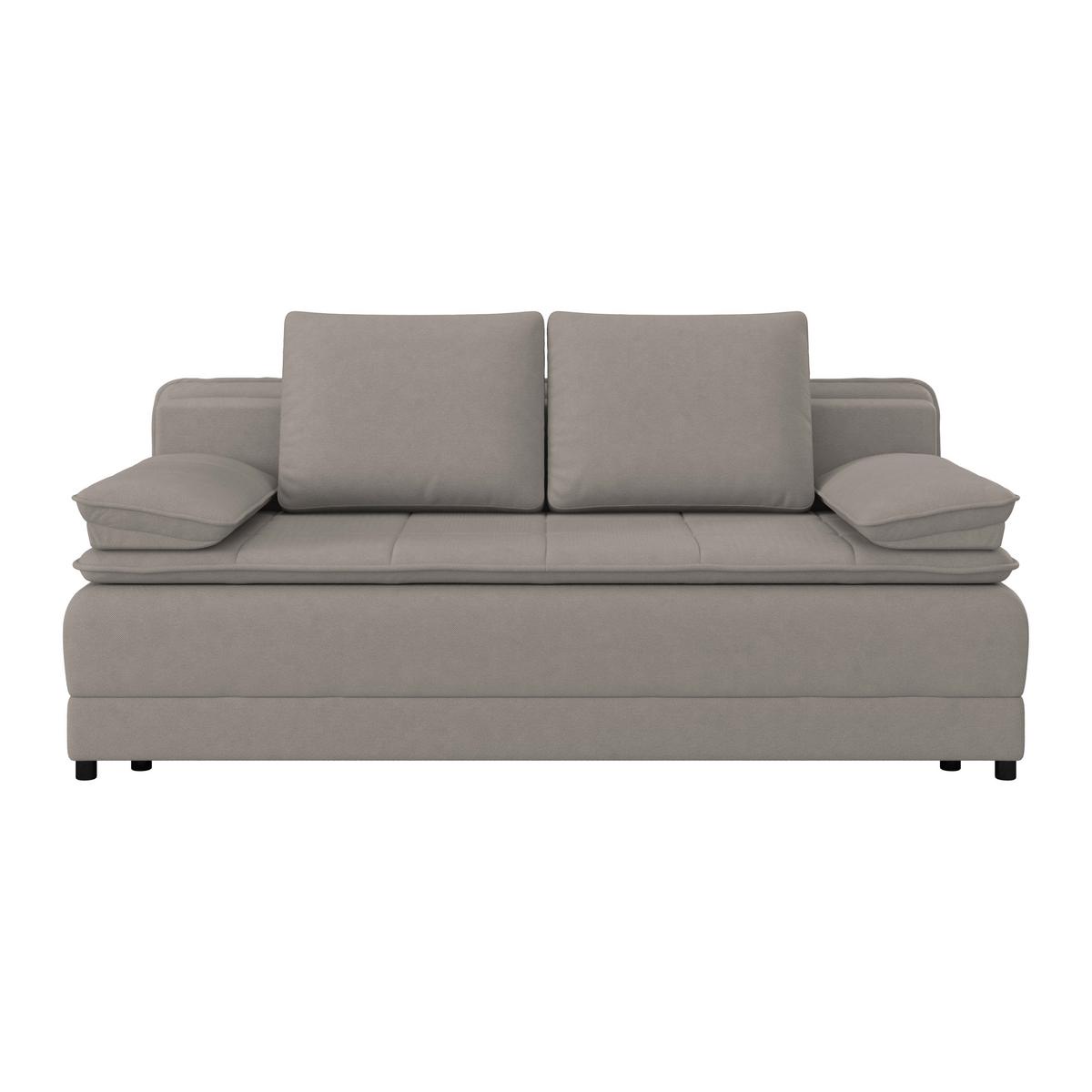 Canapea extensibila ALICE - taupe, Modern, textil (202/73-92/105cm) - Modern Living