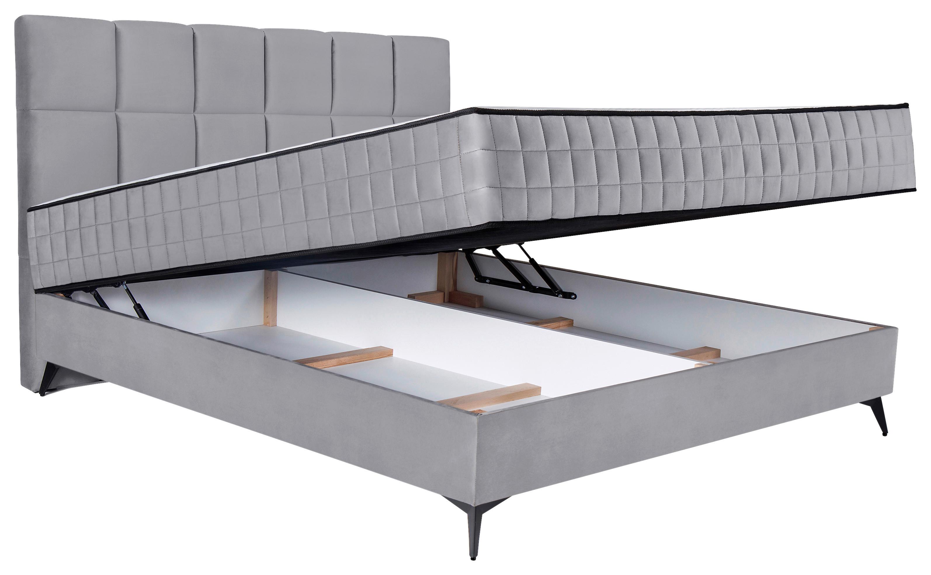 Oblazinjena Postelja Lina - Moderno (160/200cm) - Modern Living