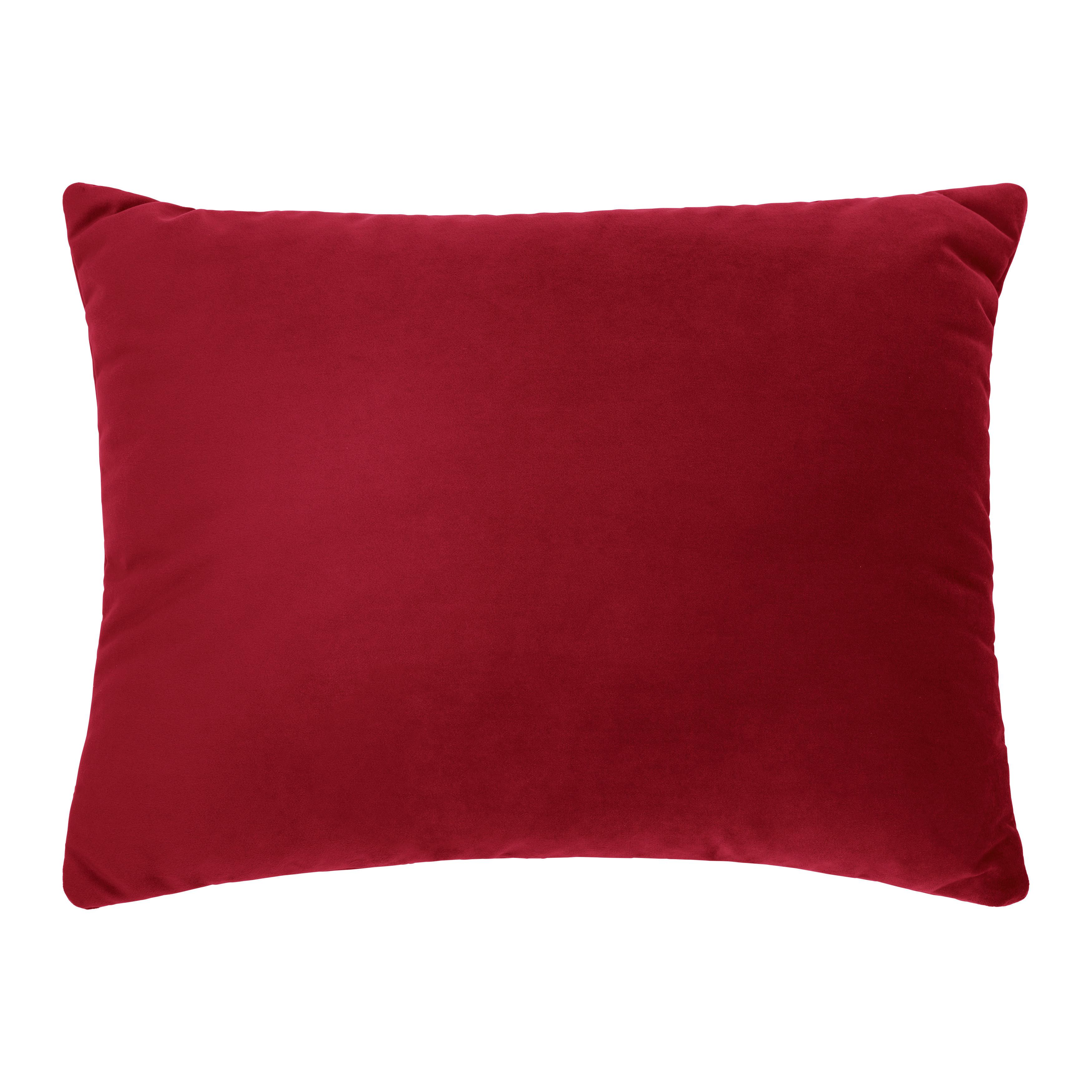 Sofakissen Trendy Rot ca. 55x40cm - Rot, MODERN, Textil (55/40cm) - Premium Living