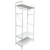 KLÄDSTÄLLNING ROBERTO -EXKLUSIV- - vit, Klassisk, metall/trämaterial (80/190/44cm) - Mömax