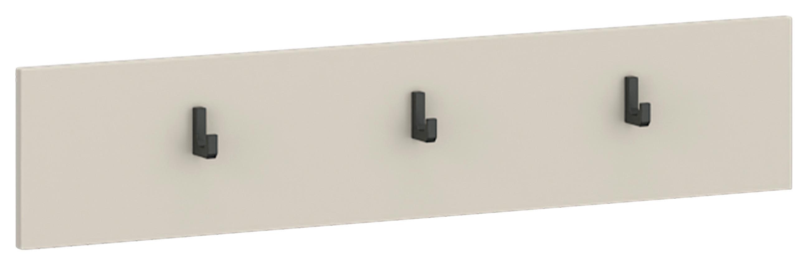 Cuier de perete MOSANO - cașmir, Trend, material pe bază de lemn (80/17/1,6cm) - Modern Living