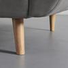 BÄDDSOFFA CORA - grå/naturfärgad, Modern, trä/textil (214/92/81cm) - Bessagi Home