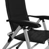 CHAISE DE JARDIN GERI - noir/couleur argent, Basics, métal/textile (74/117/60cm)