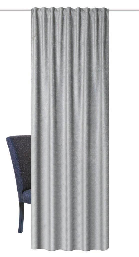 ZASŁONA GOTOWA THERMO - szary, Basics, tkanina (135/245cm)
