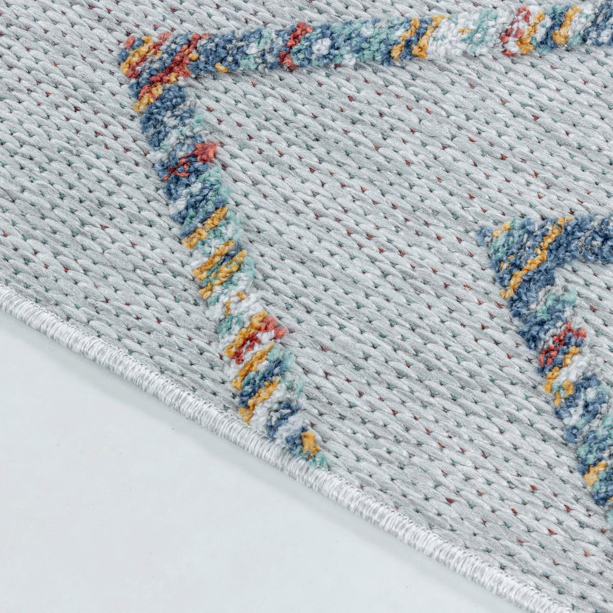Flachwebeteppich Bahama Multicolor ca. 80x250cm - Multicolor, Design, Textil (80/250cm) - Novel
