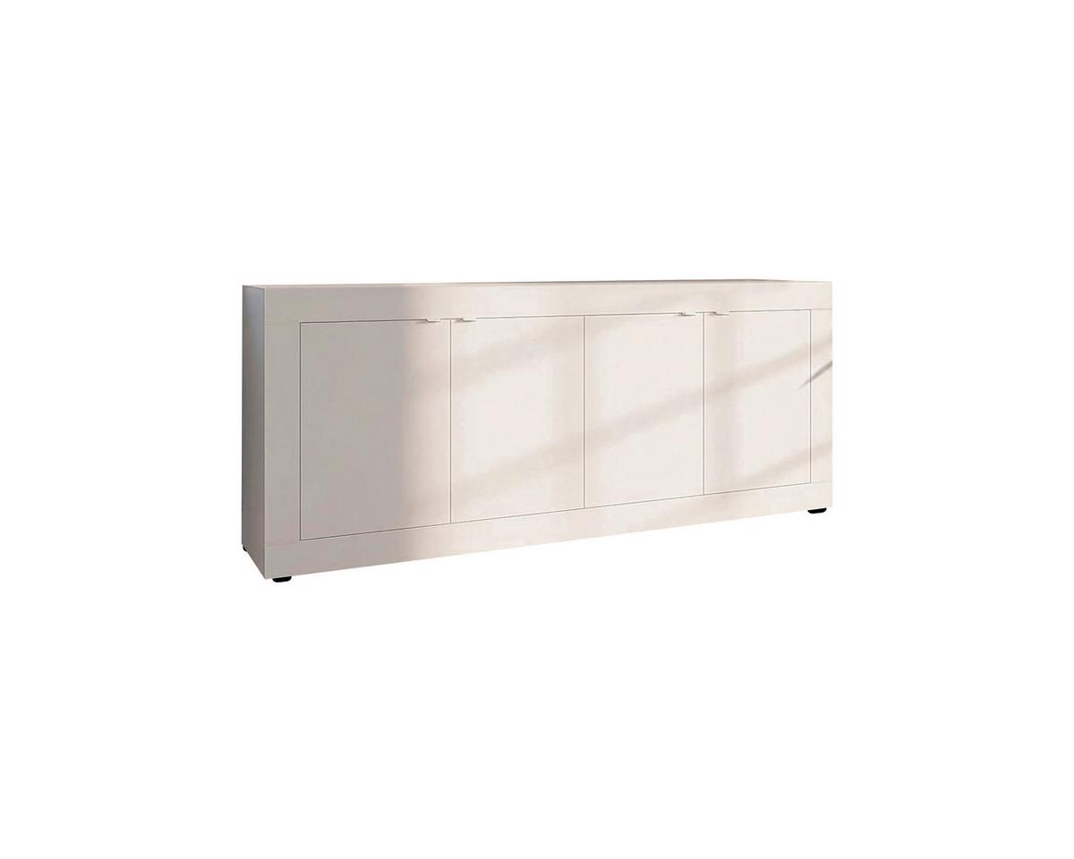 Široka Komoda Basic, Kašmir - kašmir/črna, Design, kovina/umetna masa (207/86/43cm) - MID.YOU