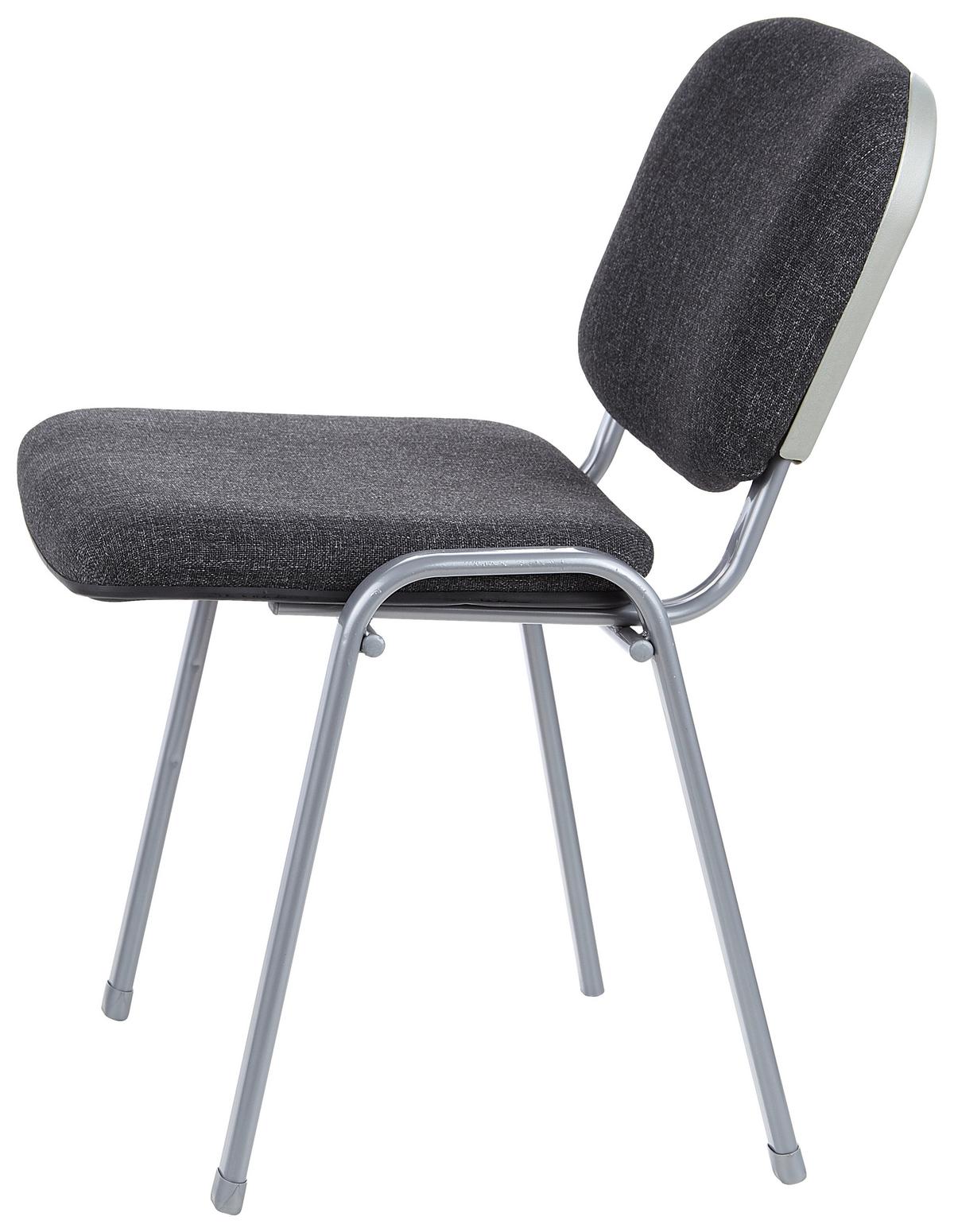 Konferenčni Stol Xt 600, Antracit - srebrne barve/antracit, Basics, kovina/tekstil (58/84/48cm) - MID.YOU