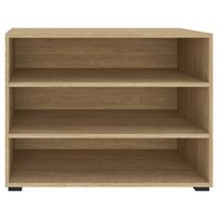 Regal Unit-Elements Midi - boje hrasta/crna, Moderno, drvni materijal (91,2/67,2/40cm) - Based