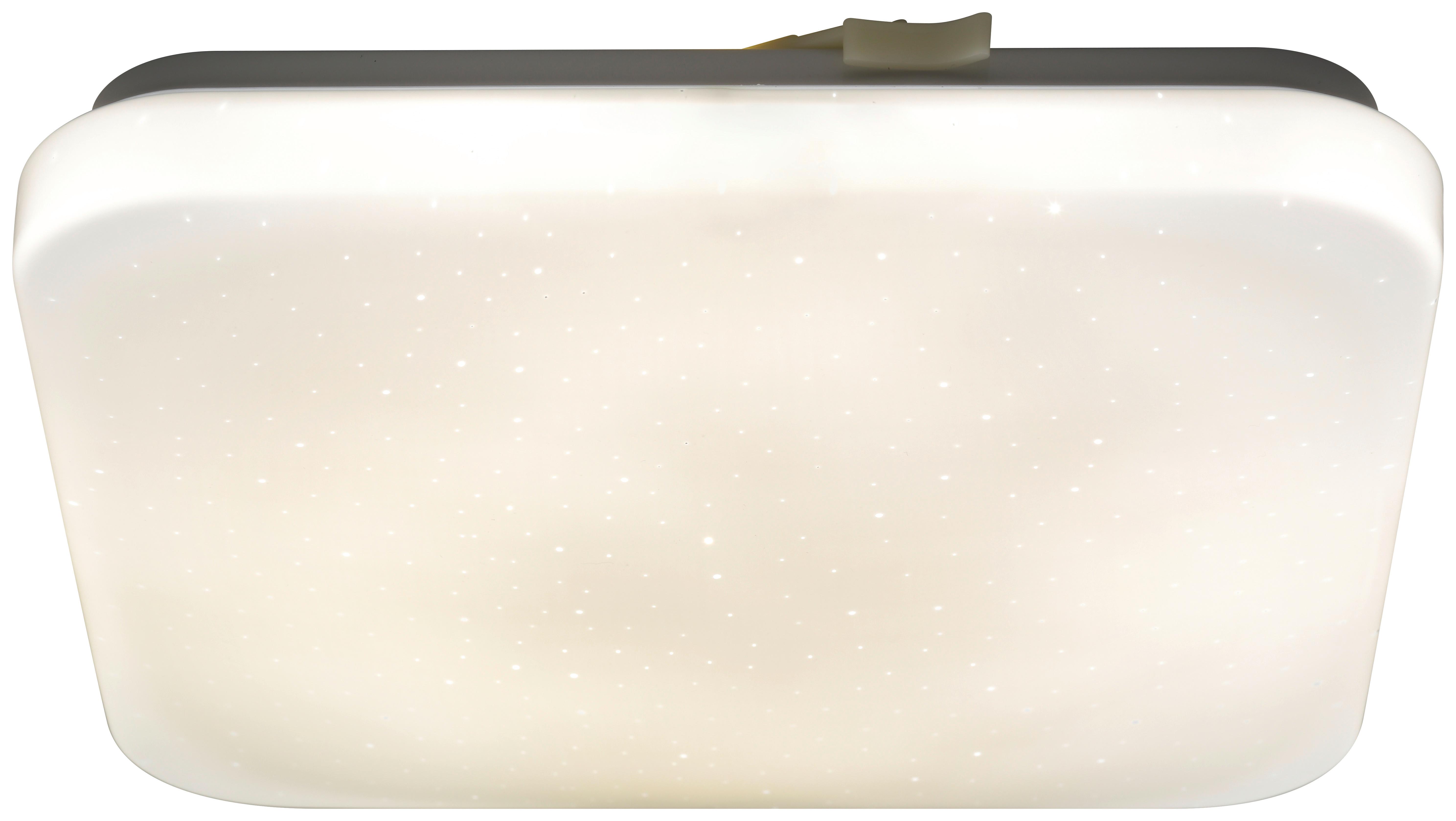 Stropna Led-svetilka Ui - bela, Moderno, kovina/umetna masa (22/22/5cm) - Modern Living