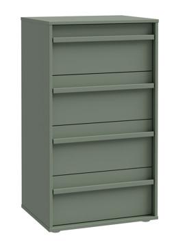 Komoda Cleo - boje kadulje, Moderno, drvni materijal (53,4/94,4/42cm) - Modern Living