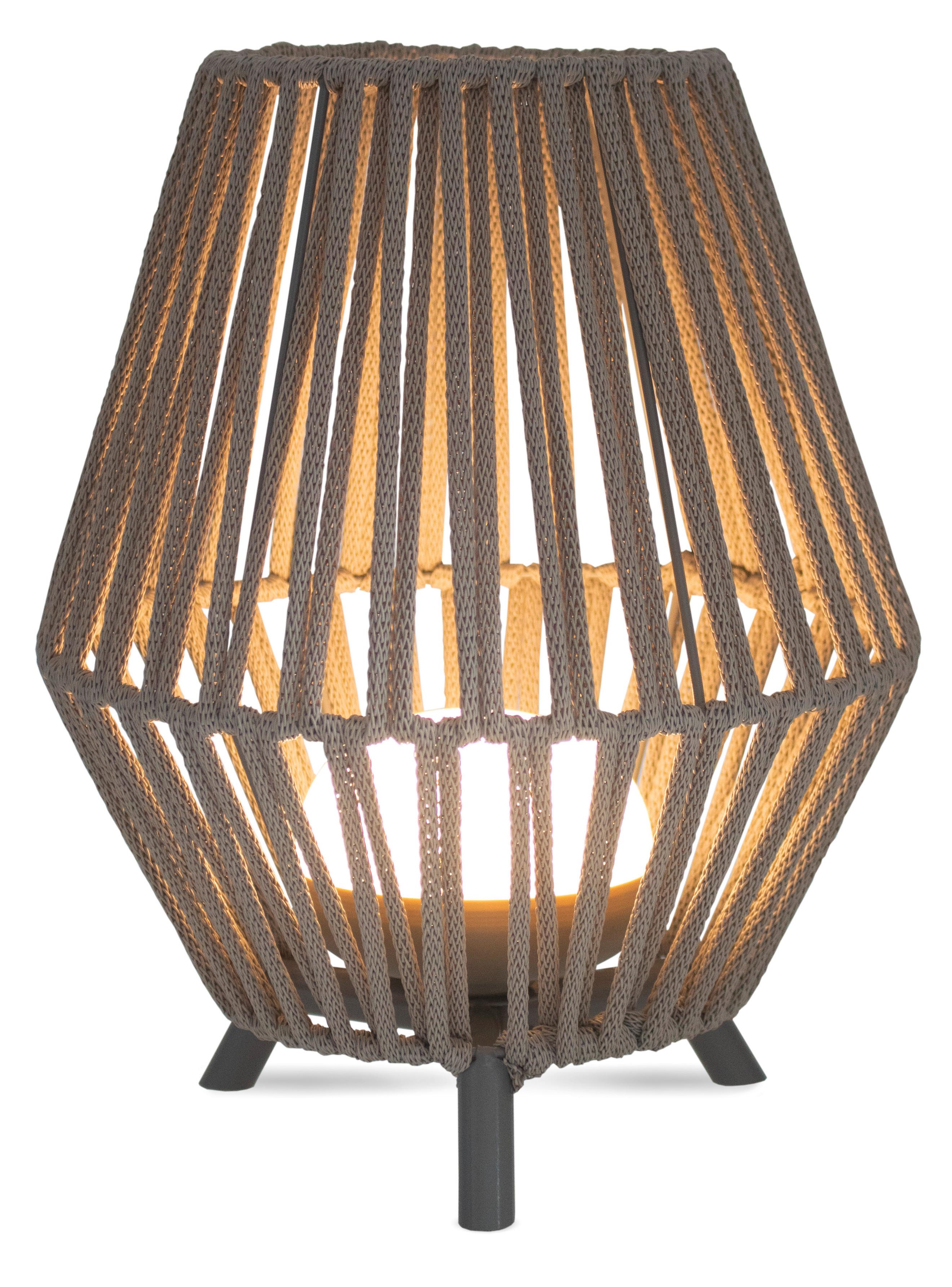 LAMPA ZEWNĘTRZNA LED LUMCNT030SXWLNW CONTA - taupe, Natur, tworzywo sztuczne (25.5/32.5/25.5cm) - Newgarden