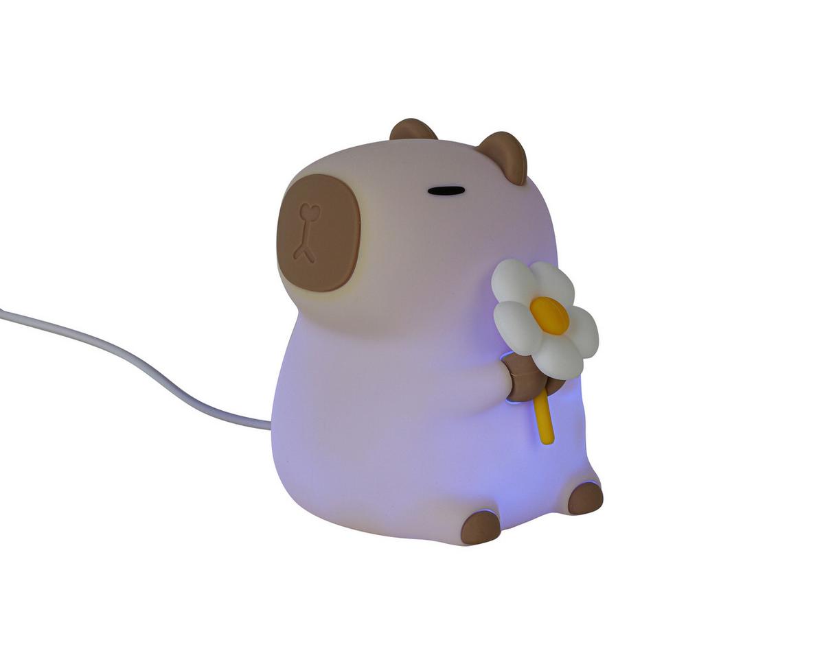 Nachtlicht Capybara Creme max. 2,5 Watt - Creme, MODERN, Kunststoff (9,2/11,1/9,1cm) - Mömax