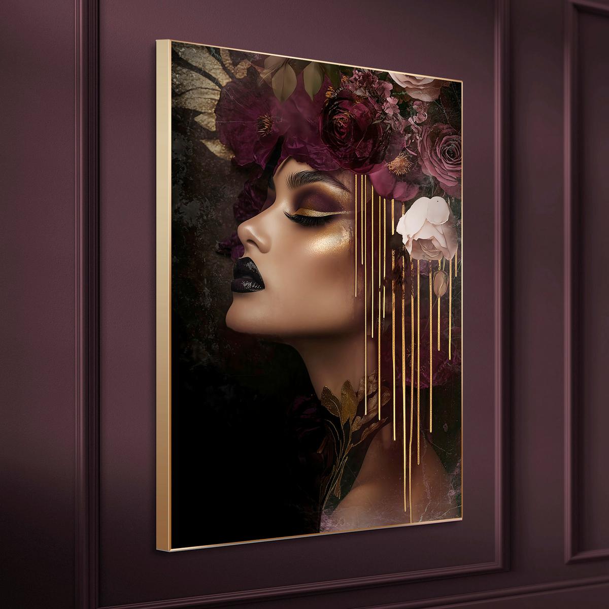 Glasbild Multicolor ca. 80x120cm - Multicolor, Basics, Glas/Holz (80/120cm)