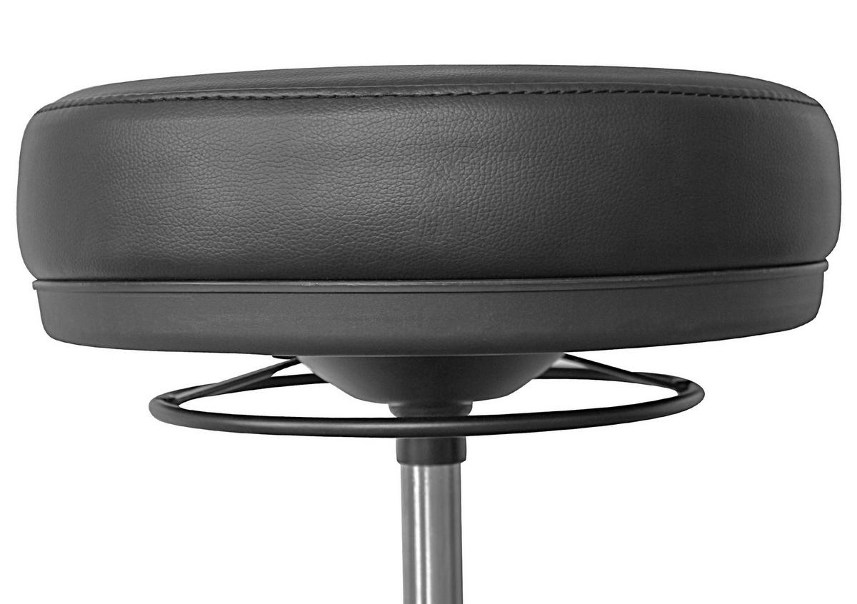 Vrtljivi Stolček Roland - črna, Konvencionalno, tekstil (60/67/60cm) - MID.YOU
