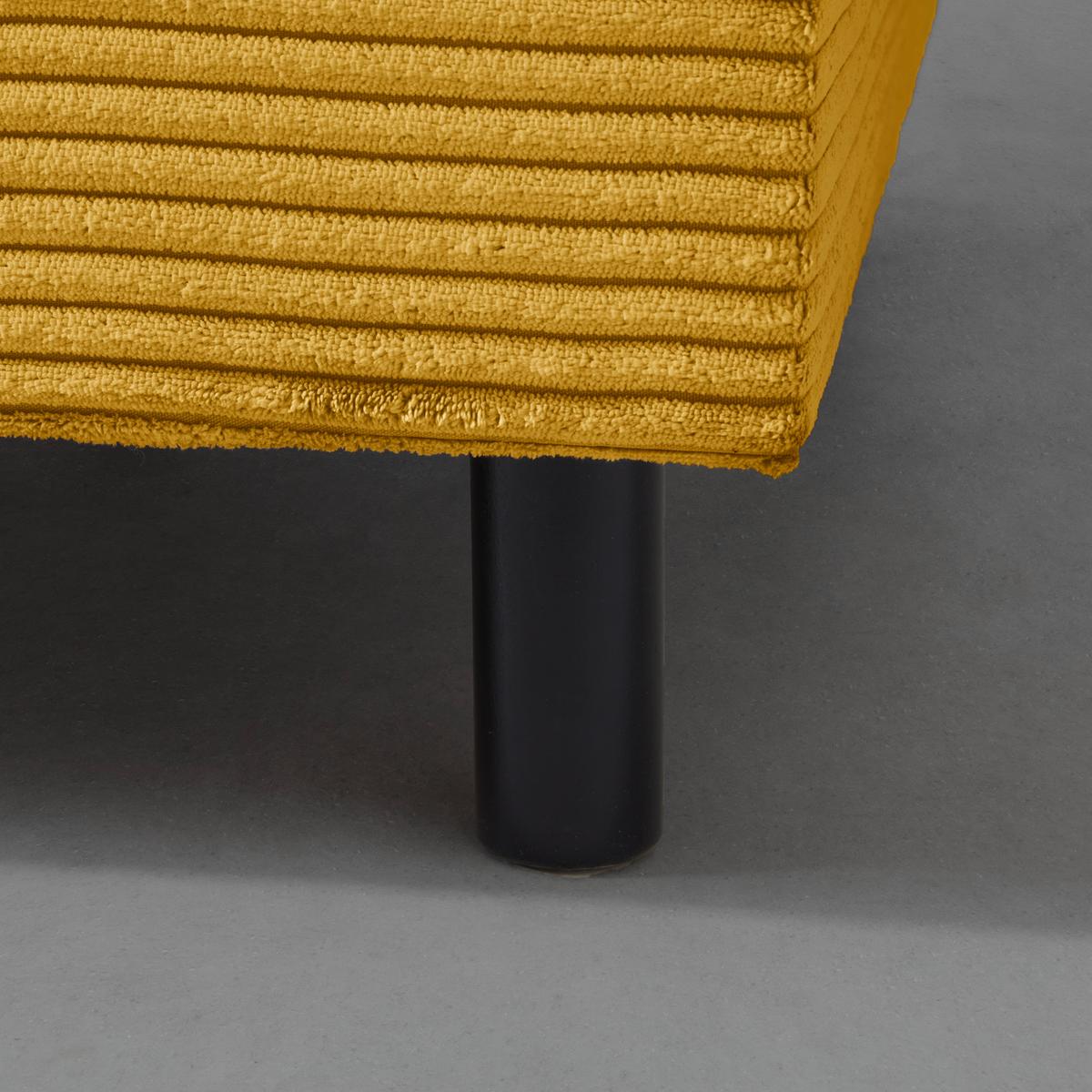 Liege Nova Senfgelb - Senfgelb/Schwarz, MODERN, Holz/Textil (85/62/145cm) - Based