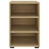Regal Unit-Elements Midi - boje hrasta/crna, Moderno, drvni materijal (45,6/67,2/40cm) - Based