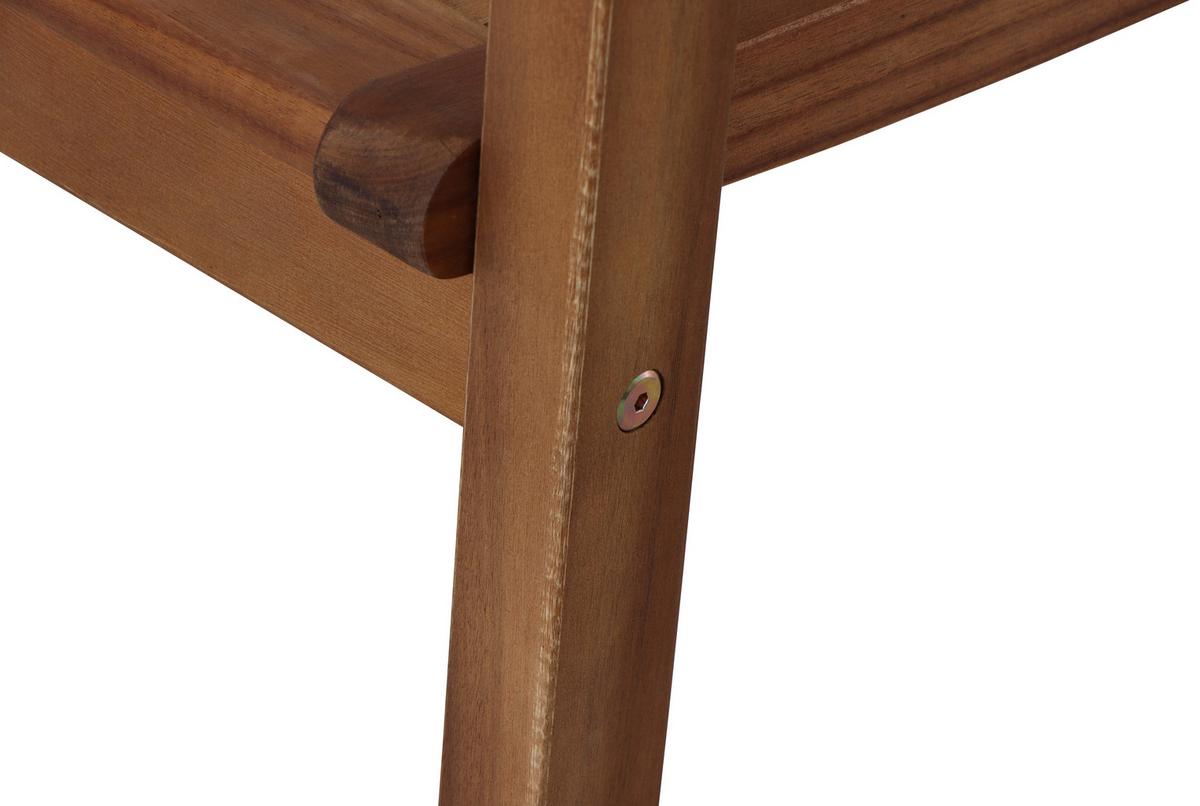 Gartenstuhl 2er Set Akazie klappbar - Akaziefarben, KONVENTIONELL, Holz (59/92,5/62cm) - Siena Garden