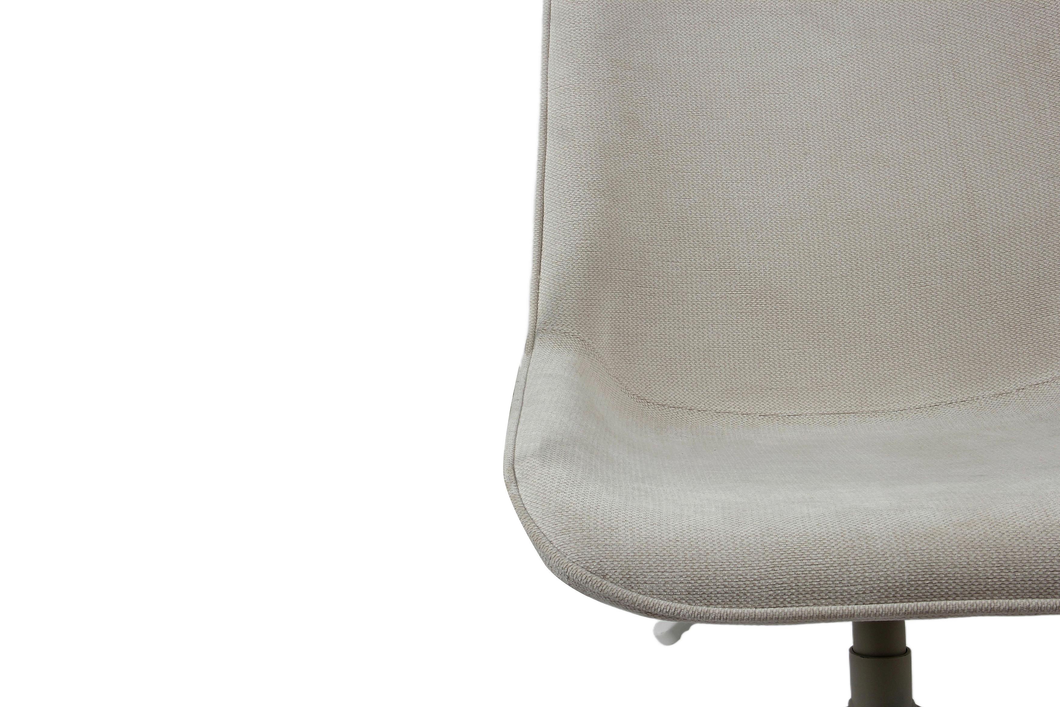 SNURRSTOL LOUIS - beige, Modern, metall/textil (53/90-100/63cm) - Mömax