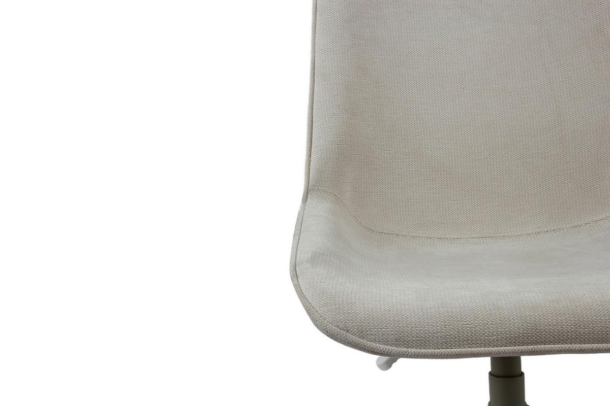 Drehstuhl Louis Beige ca. 53x90-100x63cm - Beige, MODERN, Kunststoff/Textil (53/90-100/63cm) - Mömax