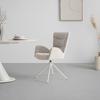 STOL MED ARMSTÖD STELLA - beige, Design, metall/textil (58/91/65cm) - Mömax