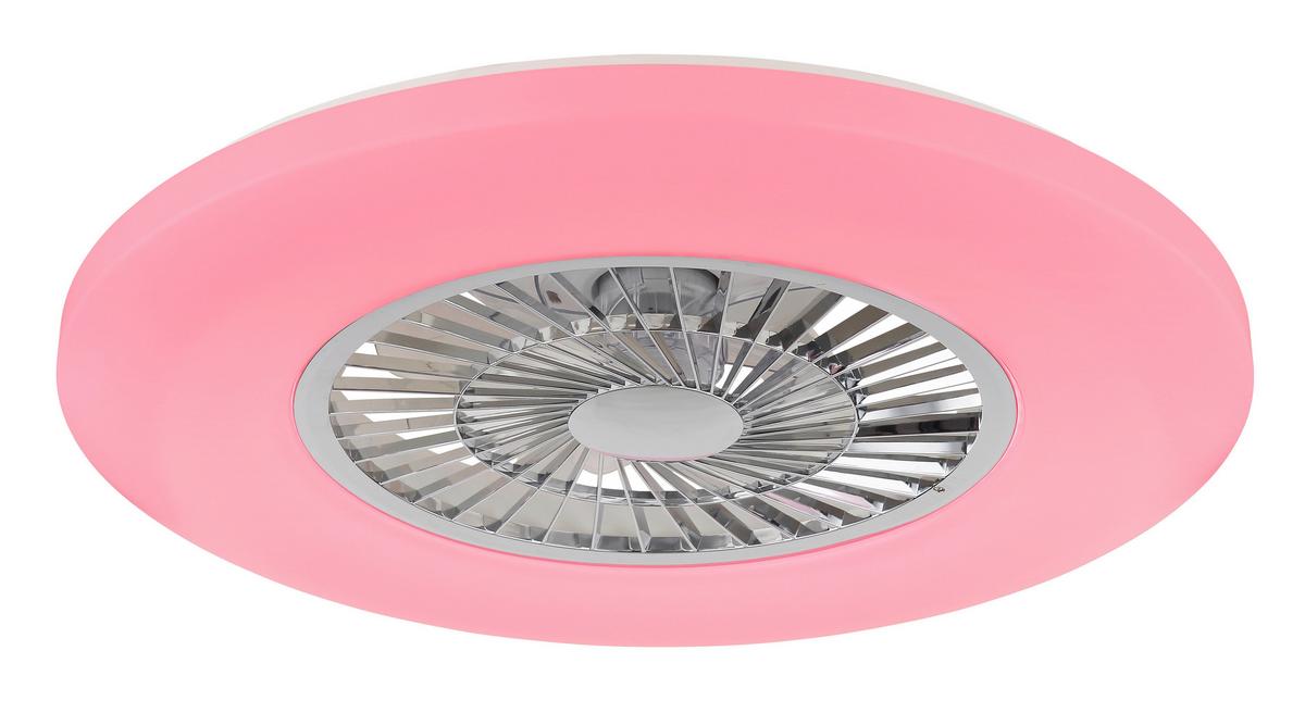 Stropni Ventilator Alva - bijela/prozirno, Basics, plastika (59,5/15,4cm) - Globo