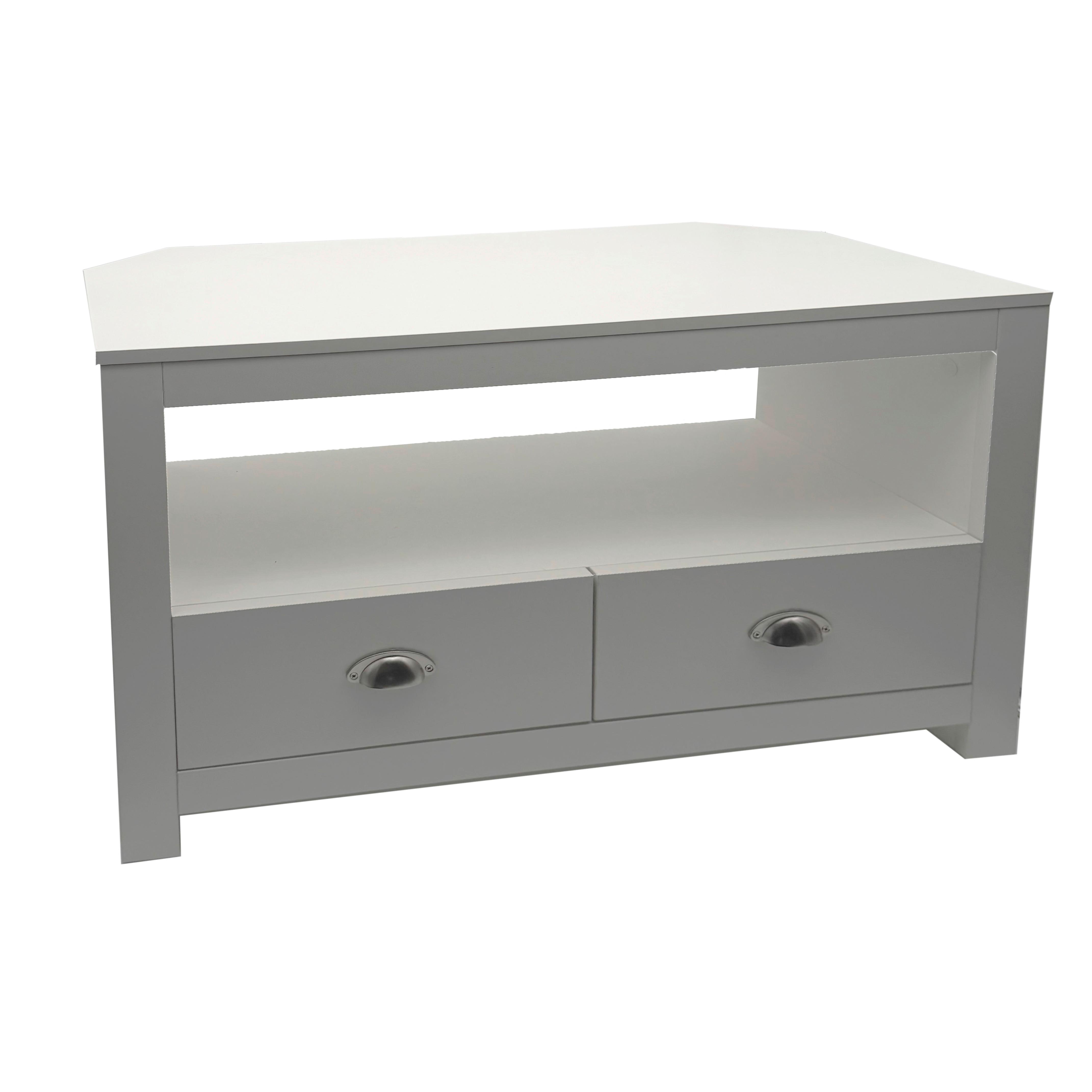Comodă Joasă Wl7.770 - alb, Design, material pe bază de lemn (85/39/58cm) - Livetastic