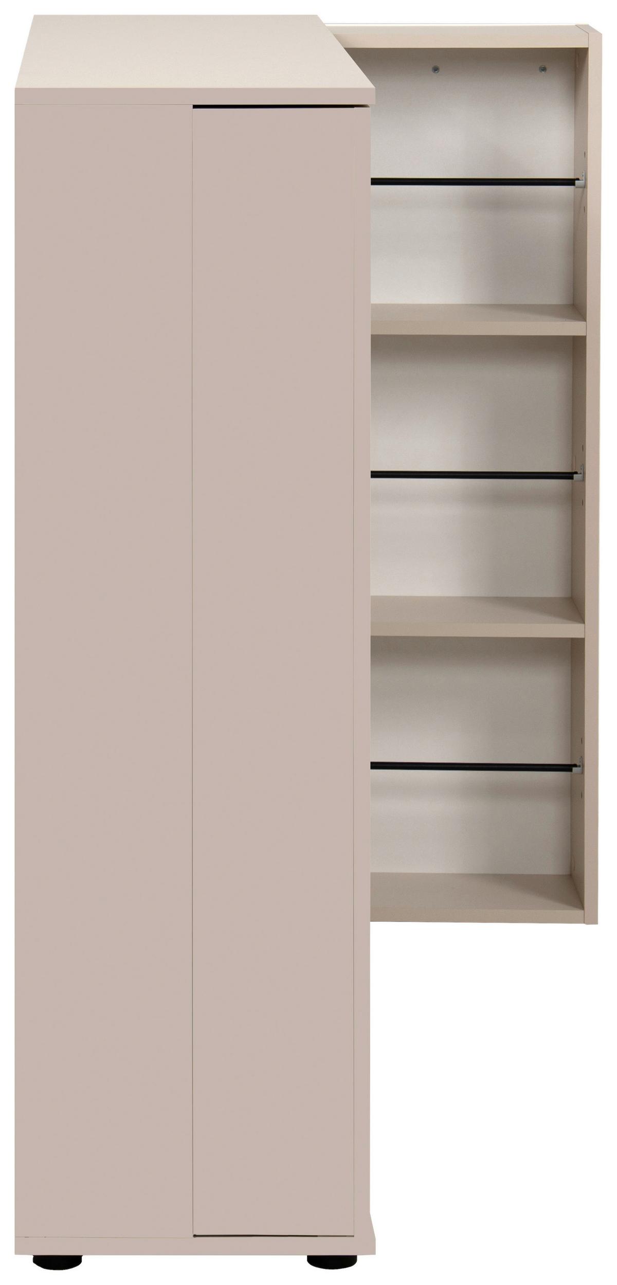 Schuhschrank Move 02A Multicolor - Multicolor/Schwarz, Design, Holzwerkstoff/Kunststoff (100/110/34cm) - Mömax