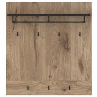 Garderobni Panel Grano, Barva Hrasta - barve hrasta, Trend, leseni material (92,8/101/32,5cm)