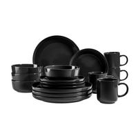 Kombiservice 931961 Schwarz Postsicher - Schwarz, Basics, Keramik (32/31,5/30cm) - Mäser