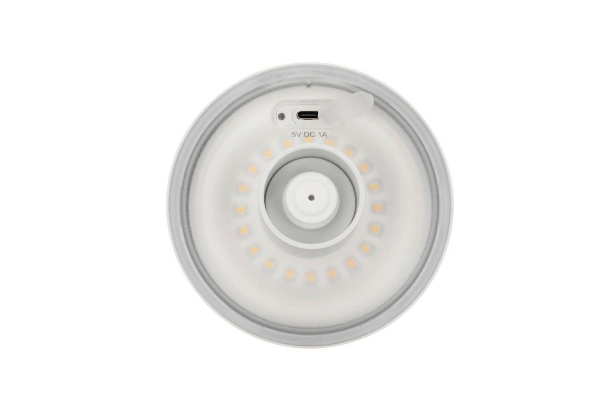 LAMPA STOŁOWA Z AKUMULATOREM BOTTLE - biały, Trend, metal (11/12,2cm) - Novel