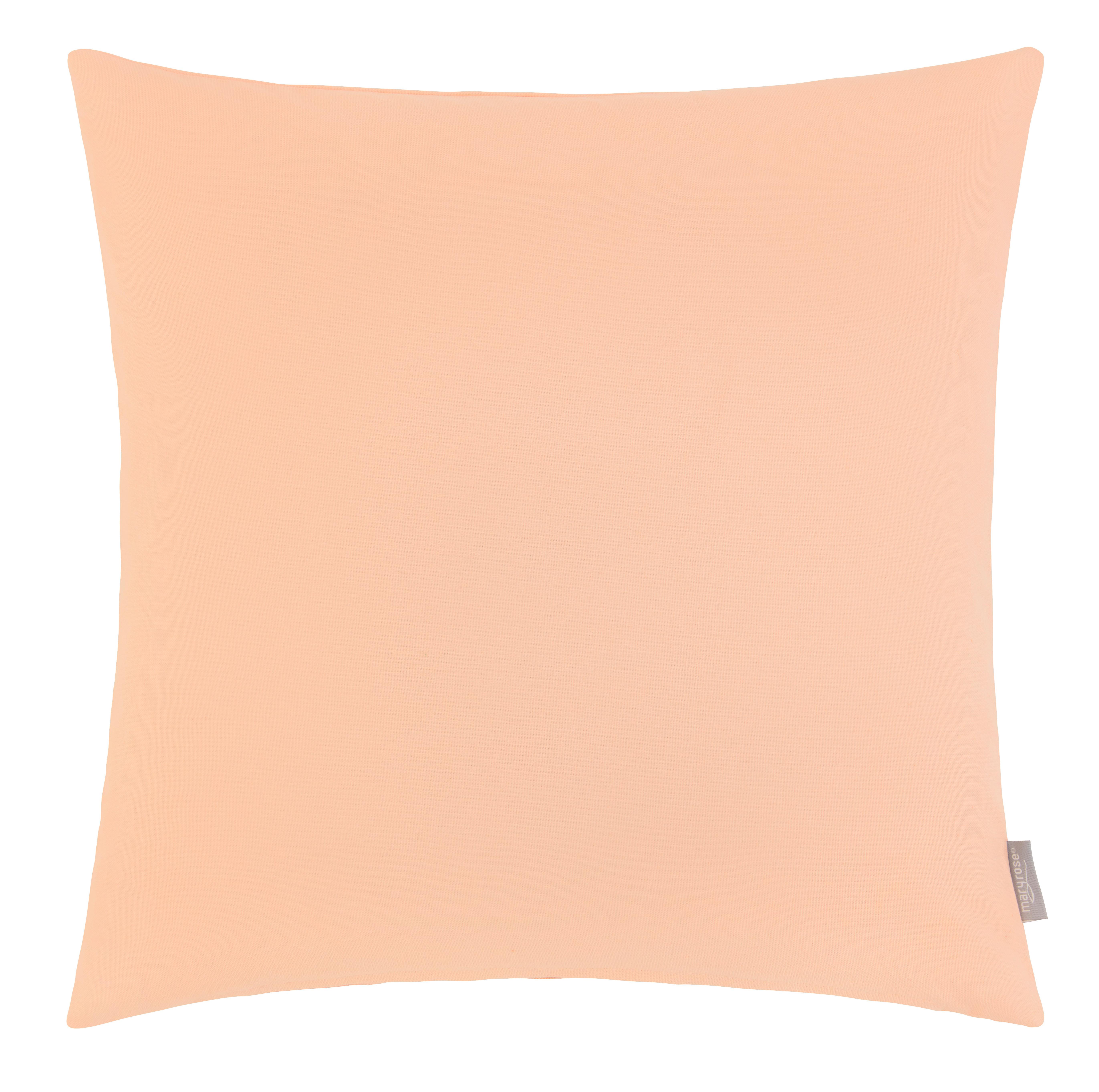 Zierkissen Olivia in Orange ca. 45x45cm - Orange, MODERN, Textil (45/45cm) - Mary's