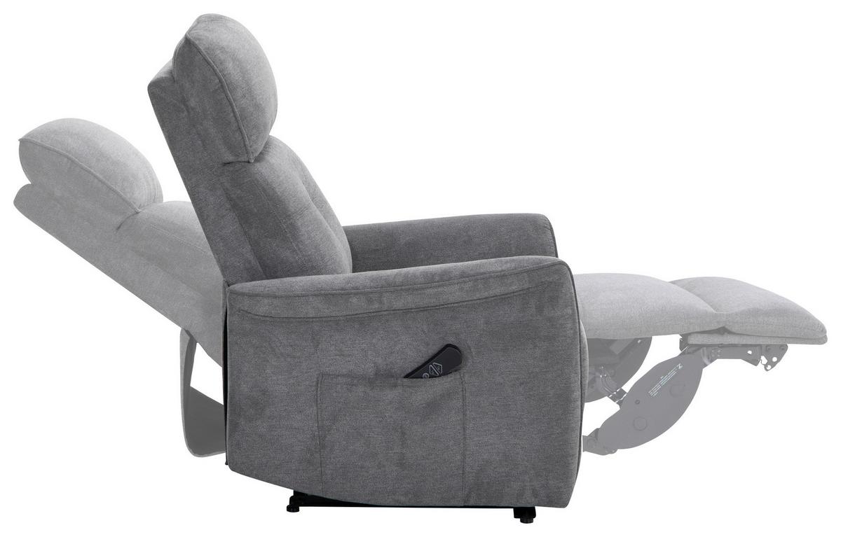 Relaks Fotelja Heat - siva, Basics, drvo/metal (79/106/98cm)