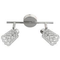 Reflektor York - boje kroma/prozirno, Konvencionalno, staklo/metal (37/8cm)