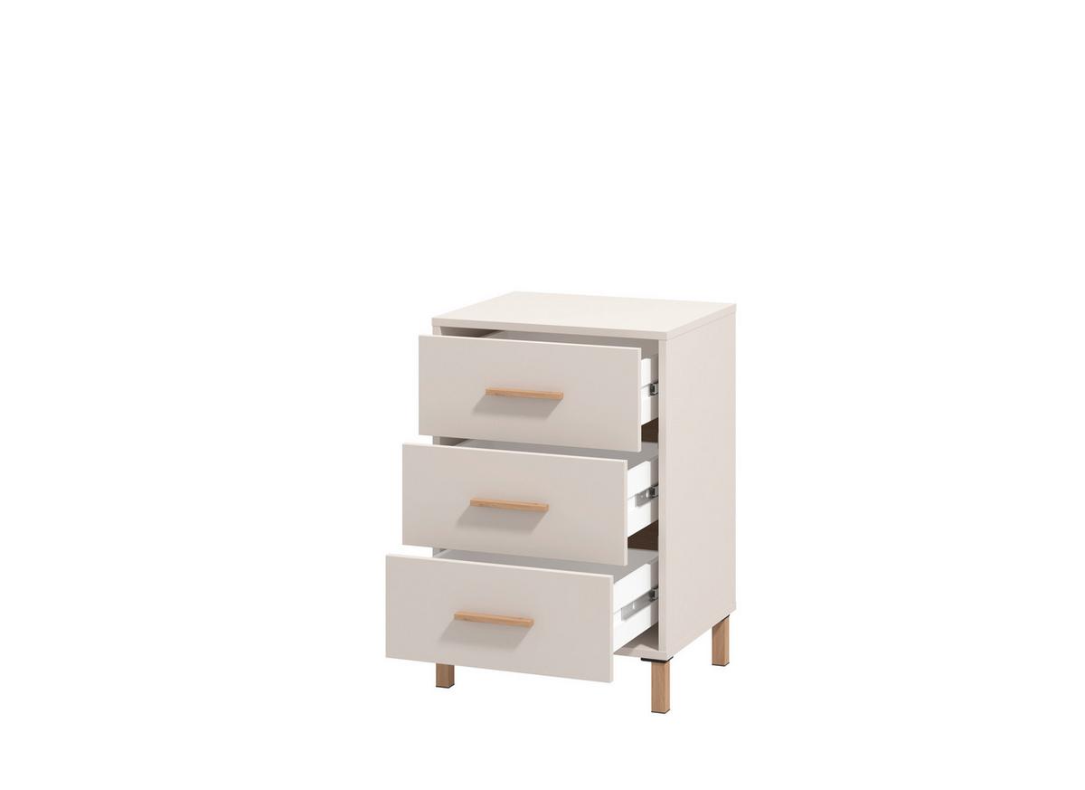 Éjjeliszekrény Belfort - kasmírszínű, Modern, faalapú anyag (48/71/40cm)