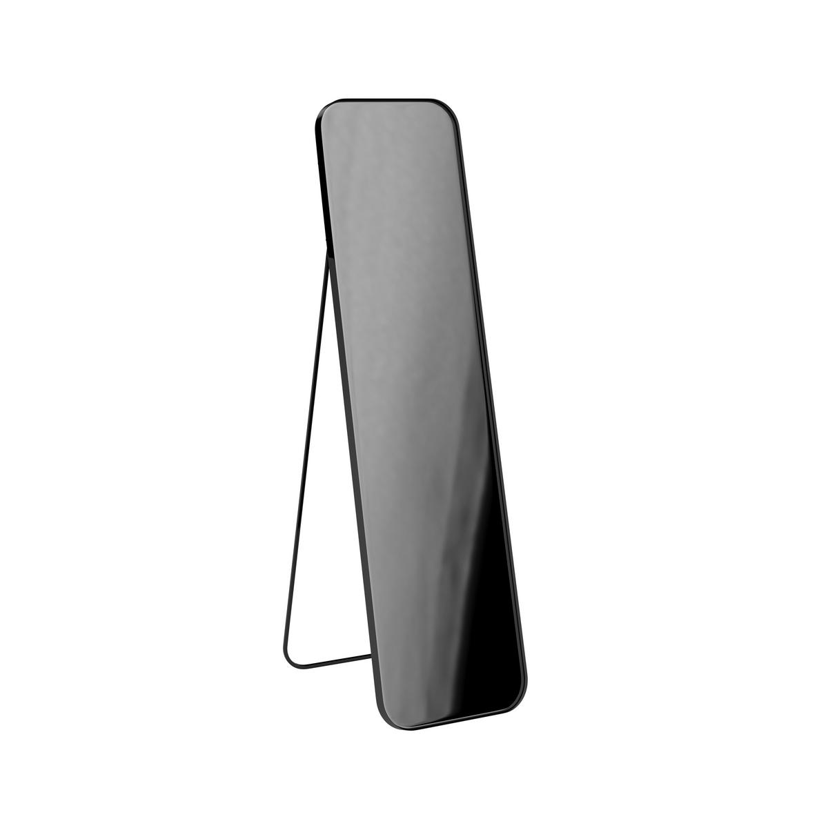 Spiegel Liv Schwarz ca. 41x154x68,5 cm - Schwarz, MODERN, Glas/Metall (41/154/68,5cm) - Bessagi Home
