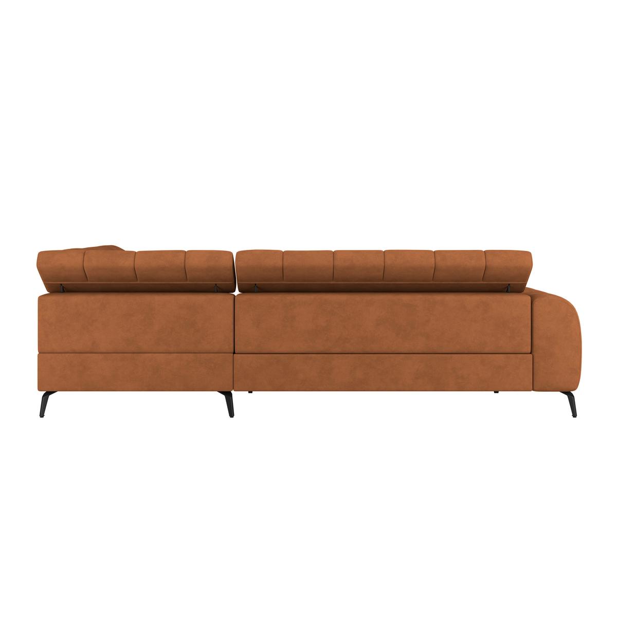 Kutna Garnitura Volf - boje hrđe/crna, Trend, tekstil/metal (261/203cm)
